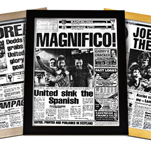 Dundee Utd Framed Reprints