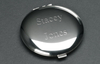 Engraved Round Compact Mirror