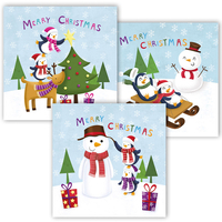 Fun Characters Christmas Card Pack