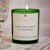 Instant Happy Woman Add Bubbles Candle