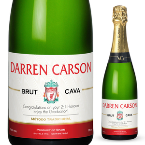 Liverpool Cava Stripe Label