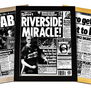 Middlesbrough Framed Reprints