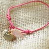 Personalised Angel Wing Charm Bracelet