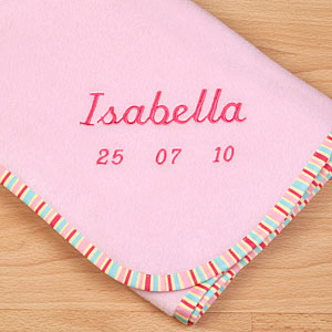 Personalised Baby Blanket