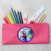 Personalised Pink Frozen Pencil Case Set