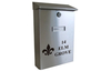 Personalised Saturn Letterbox Silver