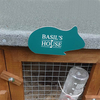 Personalised Self Adhesive Guinea Pig Sign