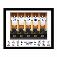 Personalised Tottenham Hotspur Dressing Room Print