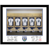 Personalised West Bromwich Albion Dressing Room Print