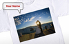 Sunset Sky Writing - Wedding T-Shirt