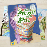 The Princess and The Pea Personalised Fairy Tale Book