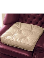 FAUX LEATHER BOOSTER CUSHION