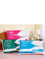 Goose Feather & Down Support Pillow by Downland