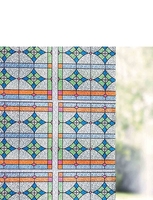 INSTANT STAIN GLASS WINDOW - ART DECO