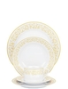 Leaf Effect 30 Piece Crockery Set