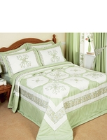 Melissa Quilted Puffball Collection by Ringley Home