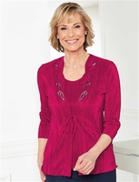 Plisse 2-in-1 Top