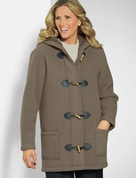 Sherpa Fleece Duffle Coat