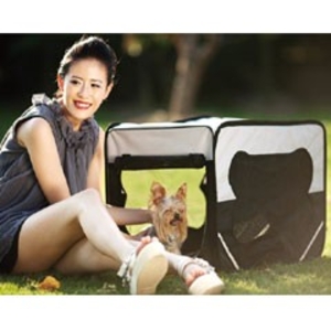 Budget Pet Crate with Bone Design by PetPlanet - Medium