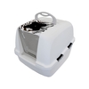 Catit Jumbo White Tiger Cat Litter Tray - W49 x D56 x H45cm