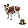 Fashion Pet Aviator Faux Leather Coat Cognac Sml