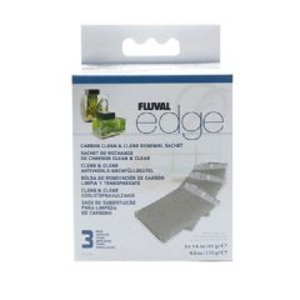Fluval Edge Carbon Clean and Clear 3 sachets