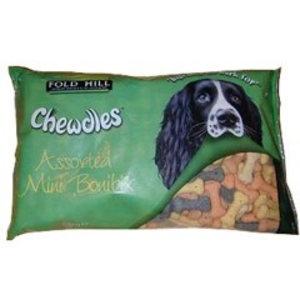 Fold Hill Chewdles Assorted Mini Bonibix Bones 1.5kg