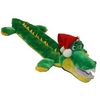 Gator Christmas Long Body Squeaker Mat Dog Toy