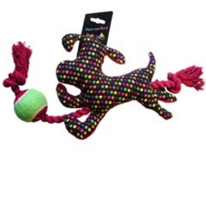 Hem and Boo Dog with Rope and Ball