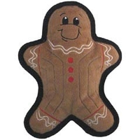 Kyjen TuffOnes Gingerbread Man Dog Toy
