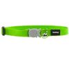 Red Dingo Classic Cat Safety Collar - Lime Green