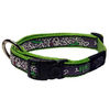 Rogz Side Release Collar Beach Bum/Large - Lime Bone