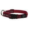 Rogz Side Release Collar Beach Bum/Large - Red Heart
