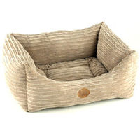 Snug and Cosy San Remo Rectangle Mink Cord Bed 25in