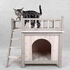 Wooden Cat House by Petplanet - W72.5 x H65cm