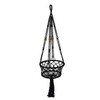 Ellister Macrame Hanging Pot Holder - Black