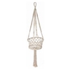 Ellister Macrame Hanging Pot Holder - Cream