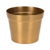 Ellister Metalic Finish Planter - Gold - H11cm