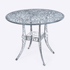 Ellister Stamford Juno 90cm Round Table - Antique Grey