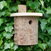 Natural Log Tit Nesting Box