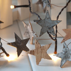 Noma Birch Star String LED Twinkle Lights - 16 Warm White