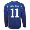 2010-11 Italy World Cup Long Sleeve Home (Gilardino 11)