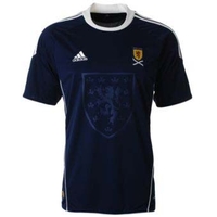 2010-11 Scotland Adidas Home Football Shirt