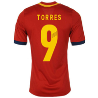 2013-14 Spain Home Shirt (Torres 9)