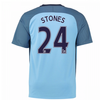2016-17 Man City Home Shirt (Stones 24)