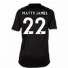 2017-18 Leicester City Away Shirt (Matty James 22) - Kids