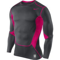 Nike Hypercool Compression LS Top (Grey-Pink)