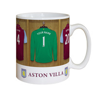 Personalised Aston Villa Goal Keeper Dressing Room Mug