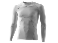 Skins A400 Series Compression LS Top White