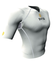 Skins Compression SS Top White